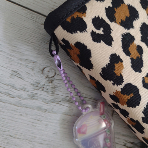 シール帳カバー スケジュール帳 バインダー レオパード柄 手帳カバー