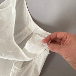 ともも様専用販売          柔らか綿麻素材のペチワンピース〈ブラック〉 7枚目の画像