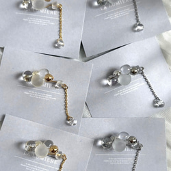 着けてる事を忘れる♡イヤークリップ 【もこもこしゃぼん玉】片耳〜 6枚目の画像