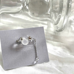 着けてる事を忘れる♡イヤークリップ 【もこもこしゃぼん玉】片耳〜 9枚目の画像