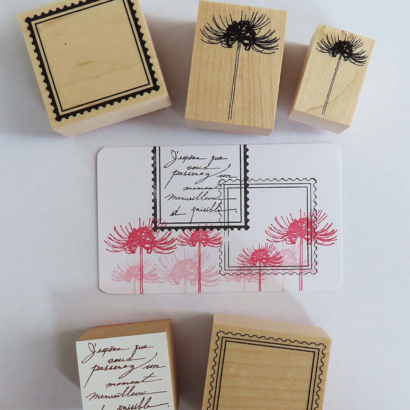 【選べる】曼珠沙華の神秘 - 秋を彩る彼岸花スタンプ 3枚目の画像