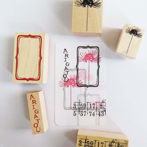 【選べる】曼珠沙華の神秘 - 秋を彩る彼岸花スタンプ 4枚目の画像