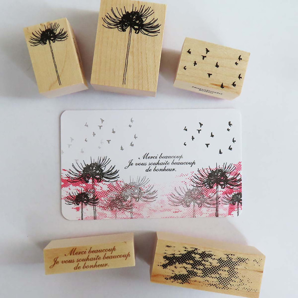 【選べる】曼珠沙華の神秘 - 秋を彩る彼岸花スタンプ 2枚目の画像