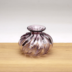 四角花器 足付（クリア） 一輪挿し・花瓶・花器 創作ガラス寺田 通販