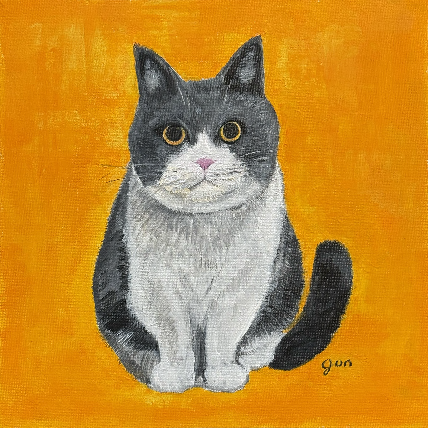 王冠をかぶった猫のアート絵画　ブリディッシュショートヘアー 王冠をかぶった猫のアート絵画 ブリディッシュショートヘアー