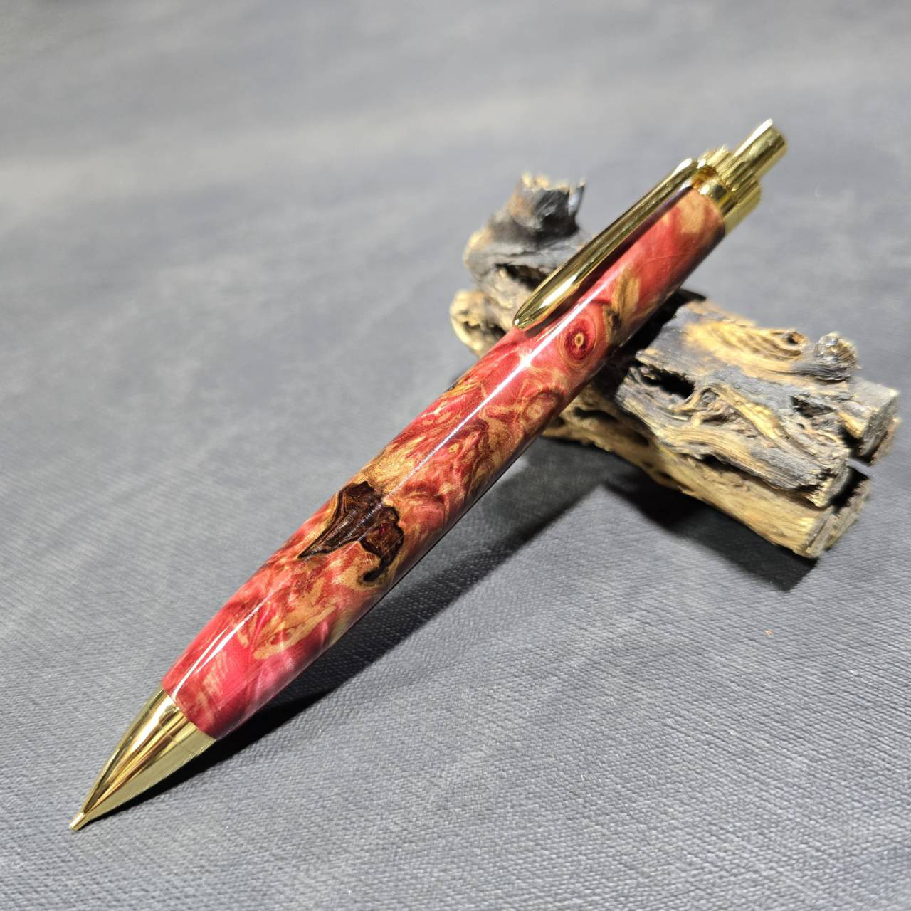 栃瘤杢 スタビライズシャープペン【送料・ギフトボックス無料・当日発送】214