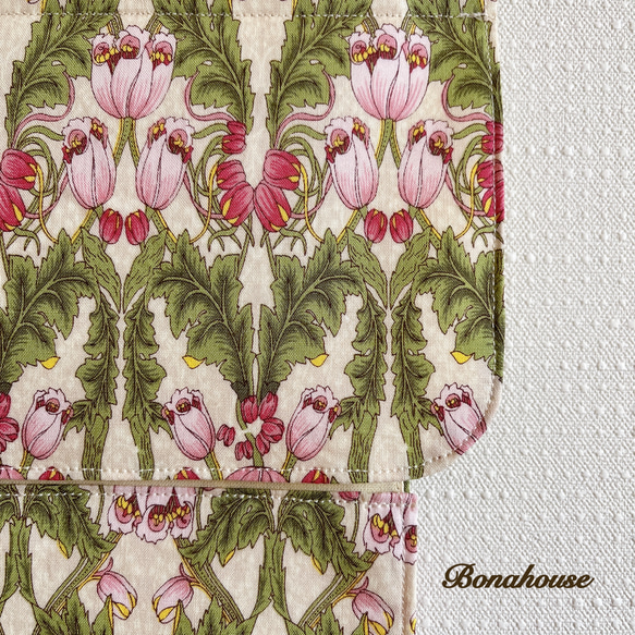 オススメ☆トイレットペーパーホルダーカバーYUWAオリジナルミュルーズ風 「花柄 」 3枚目の画像