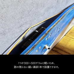 ハシビロコウ＊グレーと悠々自適に過ごせる メガサイズ 時計 木製 掛け時計 4枚目の画像
