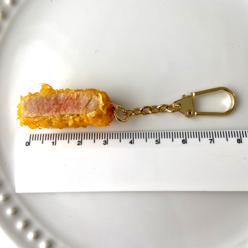 ミニサイズ！ サクサクとんかつ キーホルダー 食品サンプル ギフト