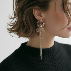 ACKERMAN定番】アシンメトリー天秤⚖️ピアス/イヤリング ピアス