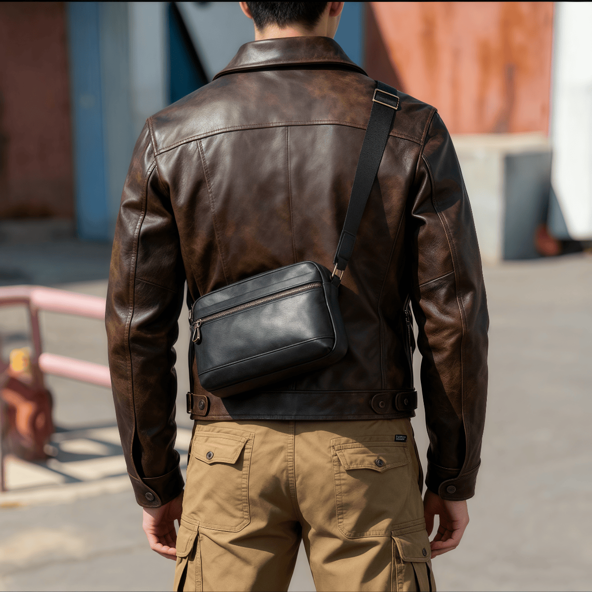 新作！|植鞣製牛革ショルダーバッグ|収納力に優れ・軽量で持ちやすい|四季使いやすい 9,048円