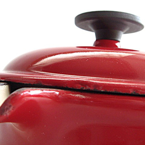 ル・クルーゼ ソースパン ウッドハンドル 14cm 赤 LE CREUSET レア