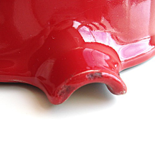 ル・クルーゼ ソースパン ウッドハンドル 14cm 赤 LE CREUSET レア