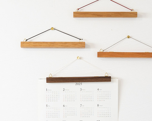 もち 壁掛け・アレンジ 壁掛けウッドバインダー Lサイズ【沖家具】メモホルダー 木製 天然無垢