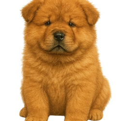 チャウチャウ　ドライ　Tシャツ　子犬　仔犬　DOG　グッズ　T-shirt 2枚目の画像