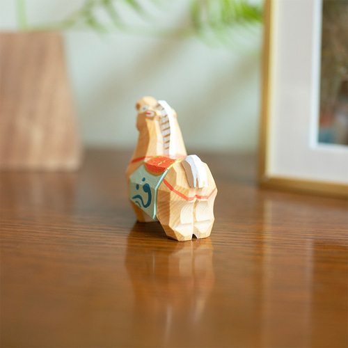 限定3点、4日以内発送】干支 午 馬 奈良一刀彫 畑村龍哉 ミニサイズ