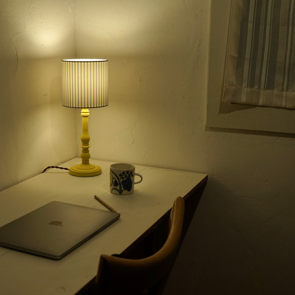 ◆HappyLamp◆S・Mサイズ/ウィリアムモリス/ブラザーラビット/オリーブ/テーブルランプ/スタンドランプ/秋限定 17枚目の画像