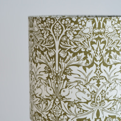 ◆HappyLamp◆S・Mサイズ/ウィリアムモリス/ブラザーラビット/オリーブ/テーブルランプ/スタンドランプ/秋限定 8枚目の画像