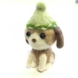 ハンドメイド テディベア モスグリーン ぬいぐるみ ハナフイ