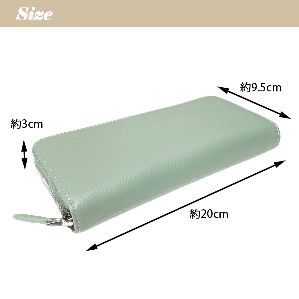 ゴールデンレトリバー 牛本革 多機能 ロングウォレット 長財布 じゃばら カード レシート 自動振り分け