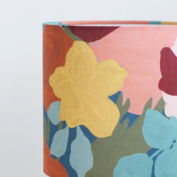 ◆HappyLamp◆Sサイズ/リバティ/マリナーズ・ティー・ガーデン/ピンク/スタンドランプ/秋限定2025 5枚目の画像