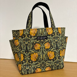 ジョリーフルール　和柄　トートバッグ 七宝文様柄 和柄 トートバッグ バッグインバッグ トートバッグ ととこ