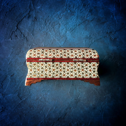 ペルシャの象嵌細工（寄木細工）小箱　長方形 M（14ｃｍ）【ハータムカーリー189】 6枚目の画像