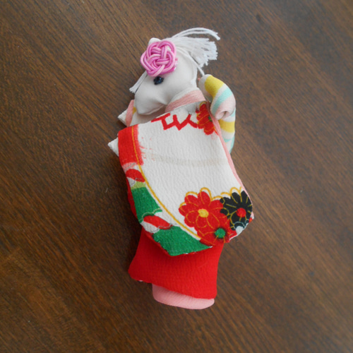 ☆2026年 午年 干支飾り ☆十二支 お着物馬【超早割お正月】 その他