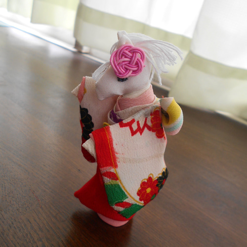 お正月飾り 十二支の干支あみぐるみ 十二支あみぐるみと鏡餅と招き猫