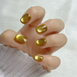 ネイルパーツ ブランドロゴ ゴールドMIX NO.8 ネイルチップ（つけ爪