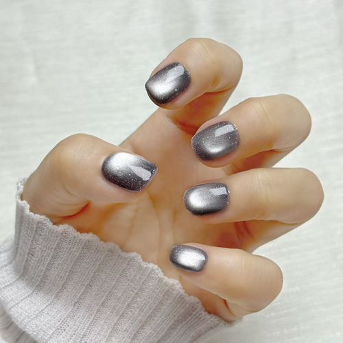 新春SALE】ネイルチップ マグネットネイル ベリーショートラウンド