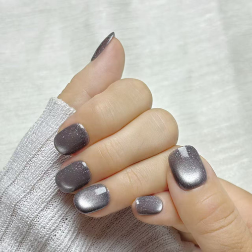 秋色セール】ネイルチップ マグネットネイル ベリーショートラウンド