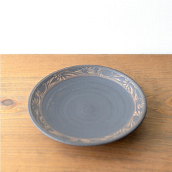 16.5cm菊文皿 2(沖縄のやちむん 壺屋焼) 中皿 工房o-gusuya 通販