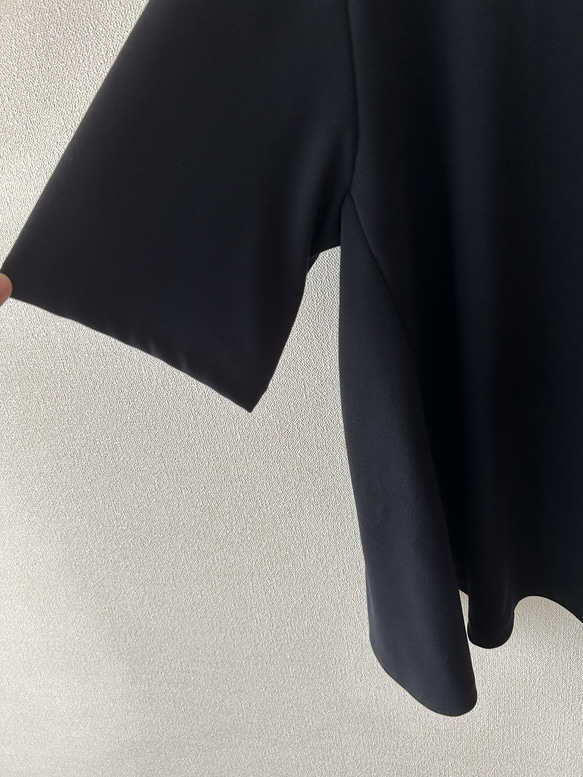 テントラインのTシャツ ブラック　訳あり 6枚目の画像