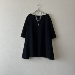 テントラインのTシャツ ブラック　訳あり 1枚目の画像