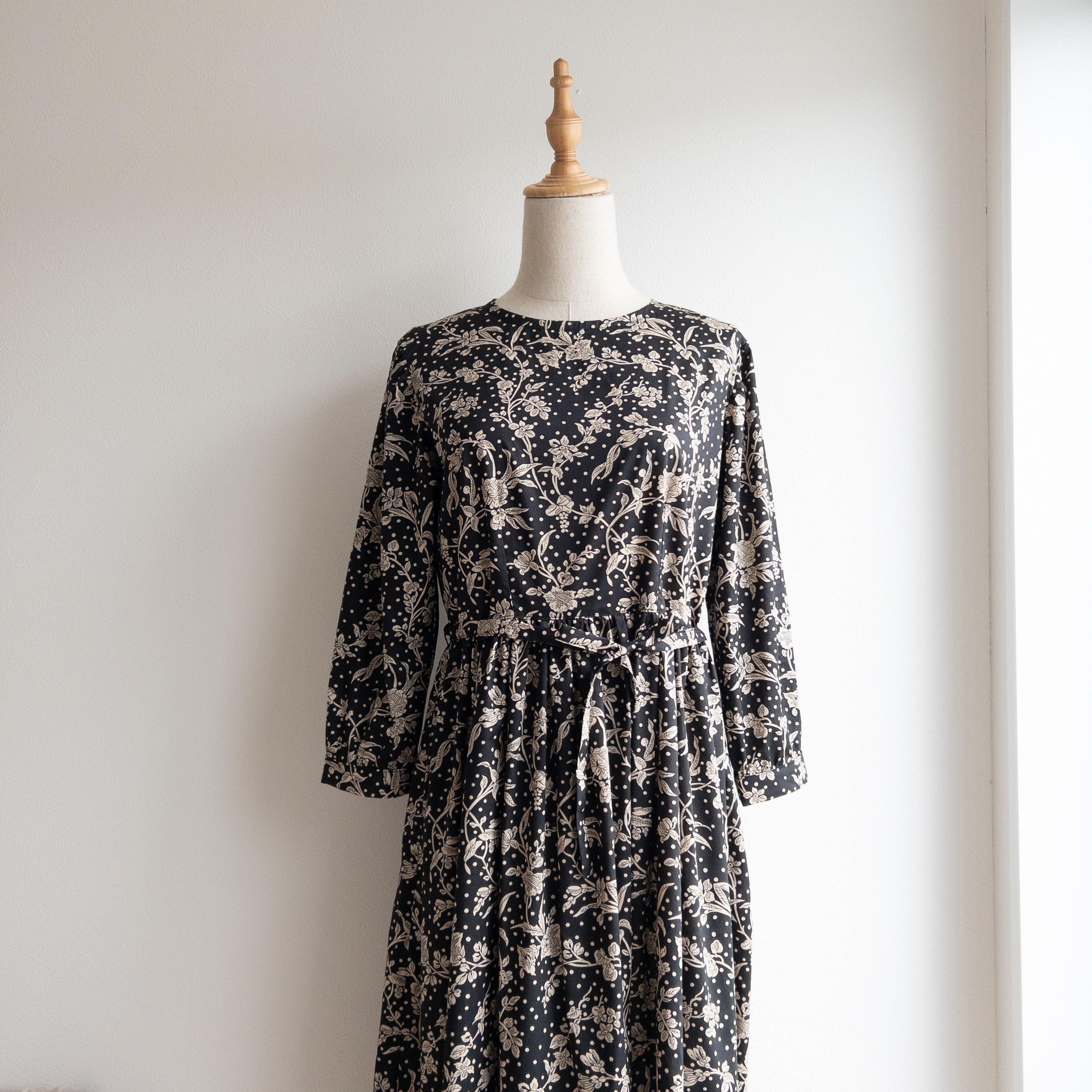 《選べる柄》2wayワンピース　リバティ　七分袖