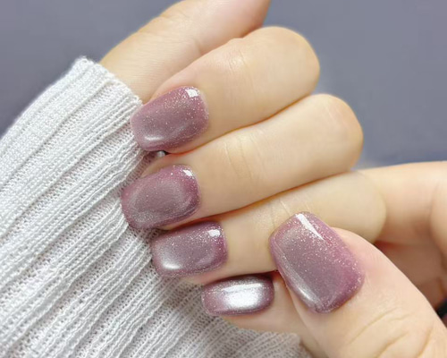 秋色セール】ネイルチップ マグネットネイル ショートスクエア ワン