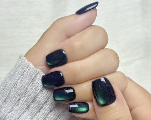 新春SALE】ネイルチップ マグネットネイル ショートスクエア ワン