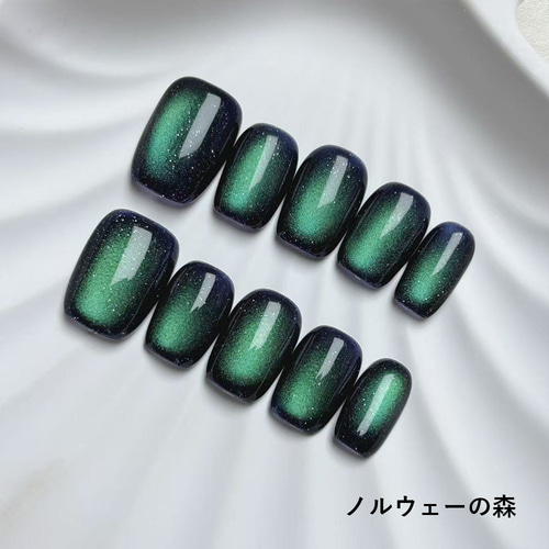 春色フェア】ネイルチップ マグネットネイル ショートスクエア ワン