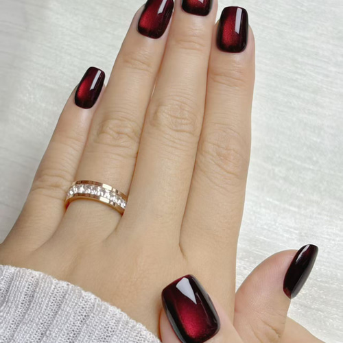 新春SALE】ネイルチップ マグネットネイル ショートスクエア ワン