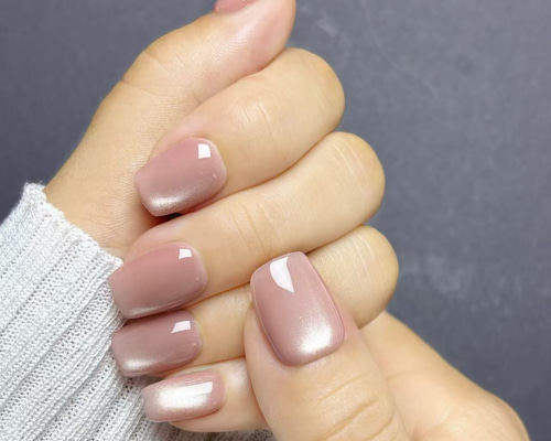 ネイルチップ マグネットネイル ショートスクエア ワンカラー