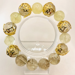 ロードナイト＆パープルローズクォーツ】内径約15cm 浄化済み No,343