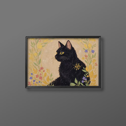 絵画。原画☆キャンバスF10【かわいい猫たちが一緒に香ばしいお風呂に