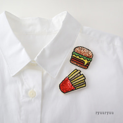 流流ハンドメイドキット074「ポテトブローチ」 2枚目の画像