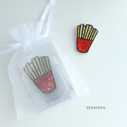 流流ハンドメイドキット074「ポテトブローチ」 4枚目の画像