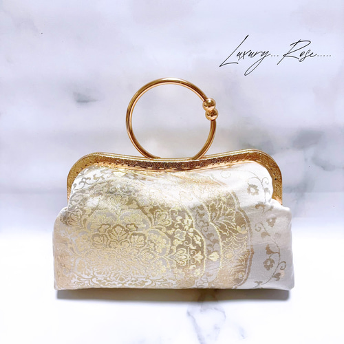 9月新作！気品漂う優しいゴールドオーロラ引箔加工【宝相華柄】最高級