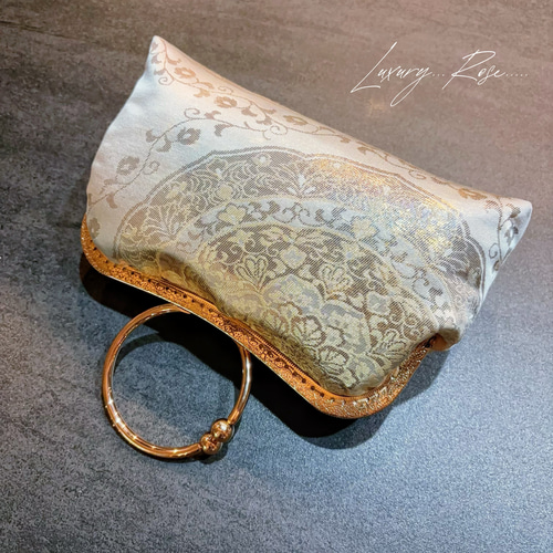 9月新作！気品漂う優しいゴールドオーロラ引箔加工【宝相華柄】最高級