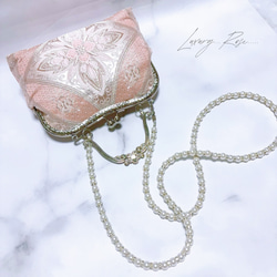 朝露の輝き白紫陽花のイタリア製高級ジャガード上品な気品漂う