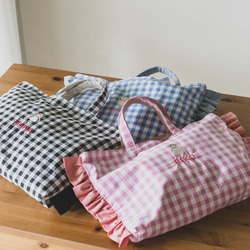 名入れ刺繍 レッスンバッグ お名前刺繍 名入れ 刺繍 入園準備 入学準備