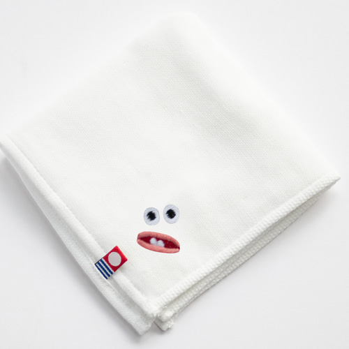 全8カラー】Paafy Nibbles ギグリー 刺繍 ハンカチ ｜今治タオル